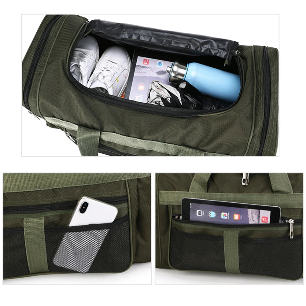 JOCESTYLE Nylon Travel Duffel Bag Waterproof Outdoor Gym Luggage