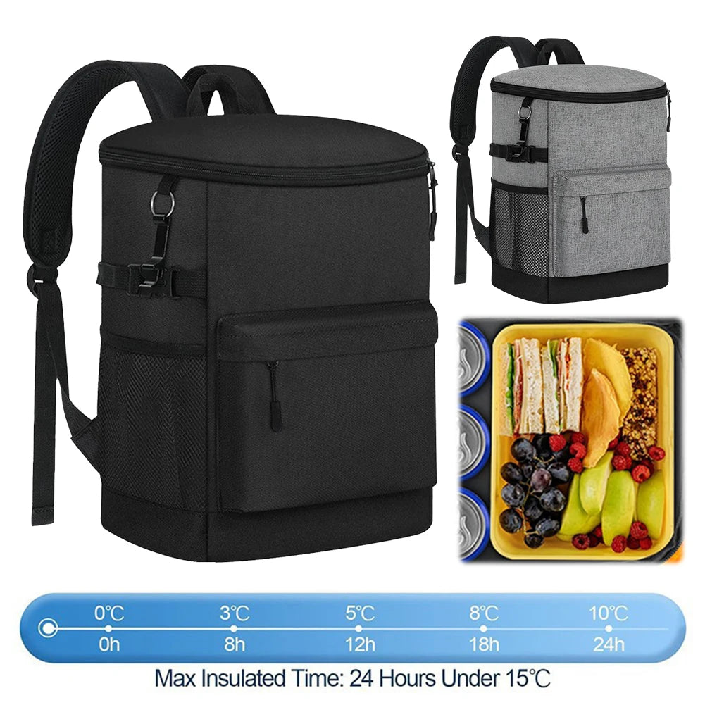 Shunmaii Insulated Cooler Backpack for Camping and Hiking