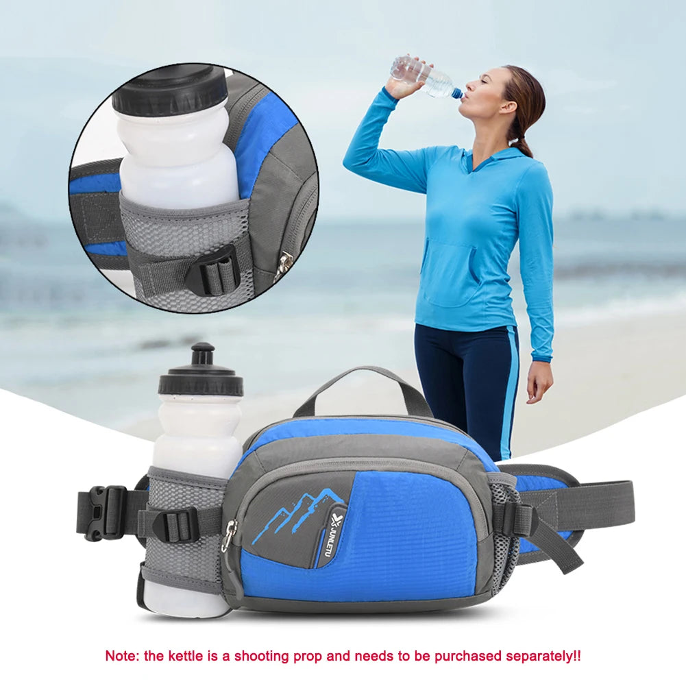 JOCESTYLE Fanny Pack Running Belt Bottle Holder For Cycling