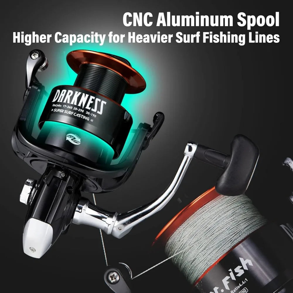 Hign-concerned Surf Rod And Reel Combo Saltwater Gear